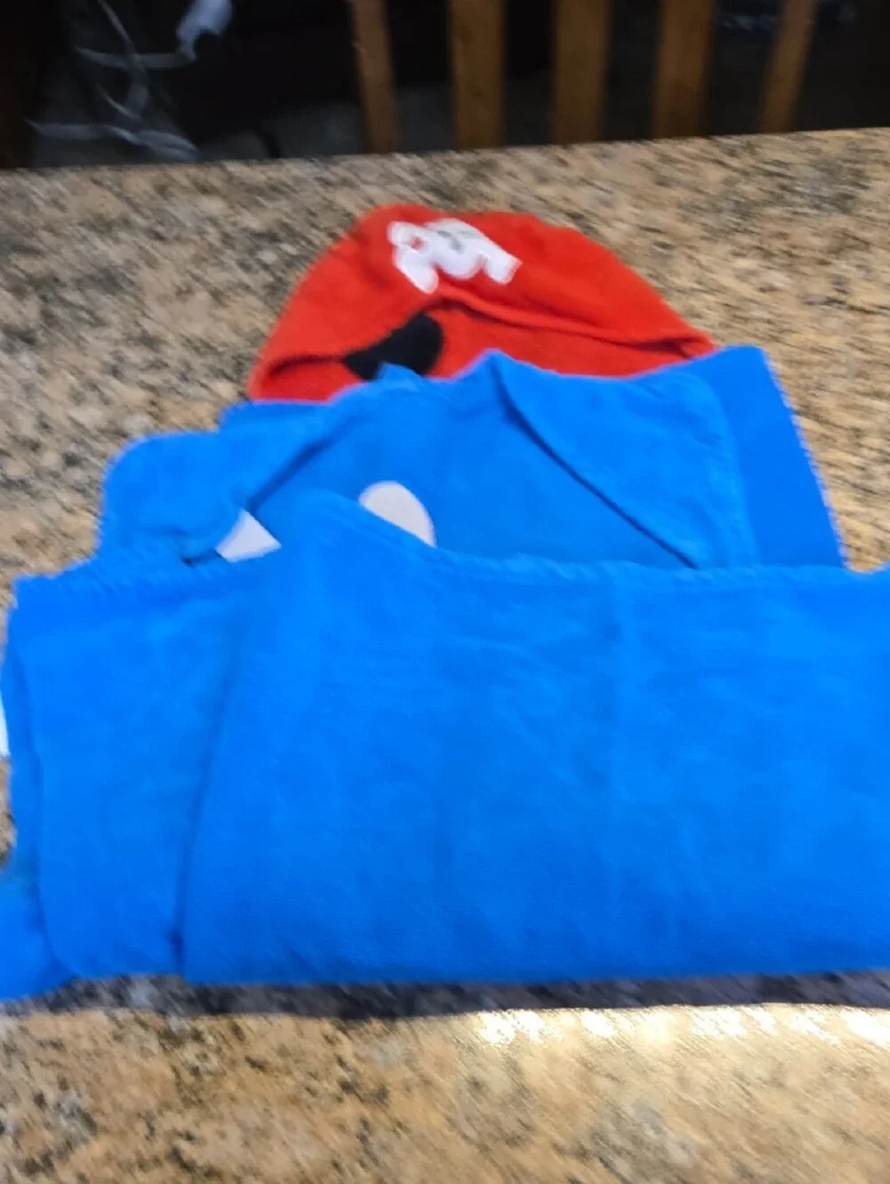 Kids Hooded Character Pool/Bath Towels - Blue, Pink, White